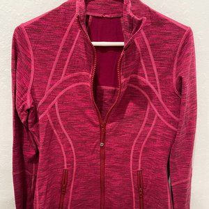 Lululemon Define Jacket in Cranberry Color